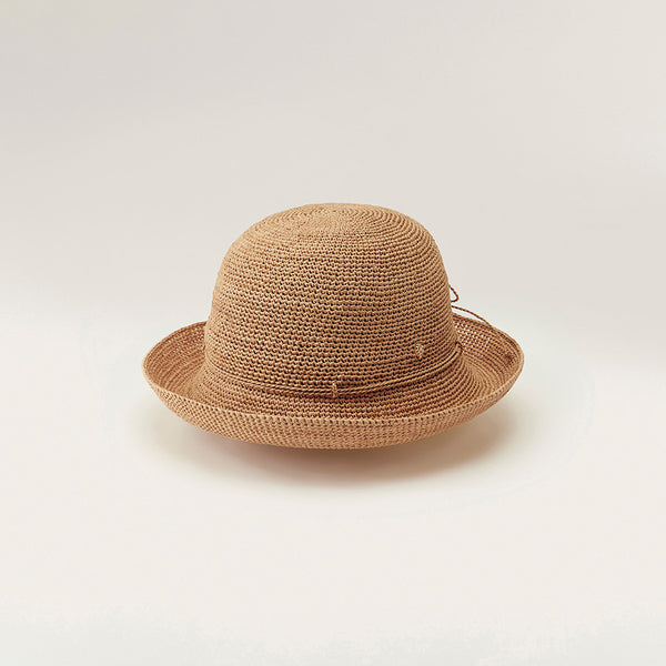 helen kaminski Provence 8 Hat Turn Up Brim Nougat