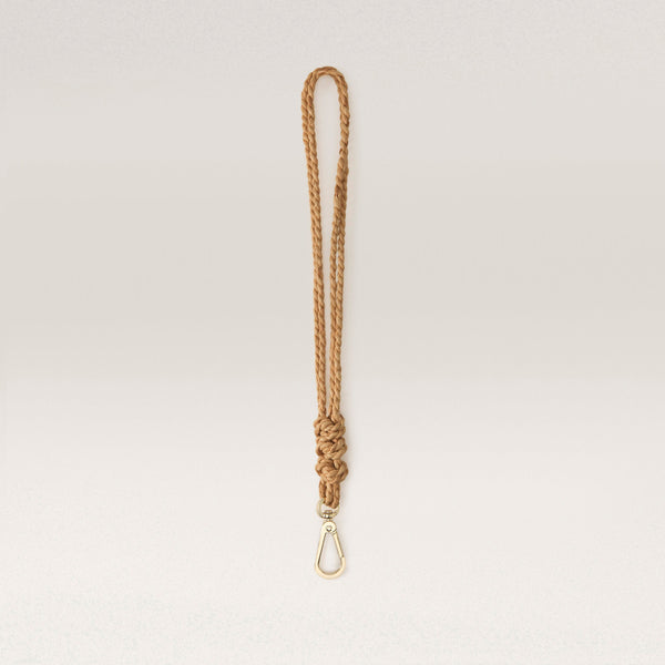 helen kaminski Raffia Cord Hat Clip Nougat