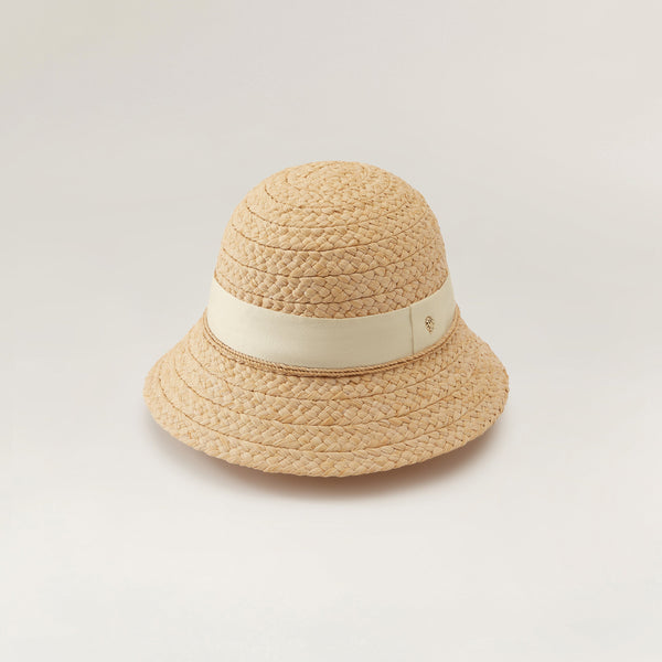 helen kaminski Rebecca Hat Cloche Natural/Creme