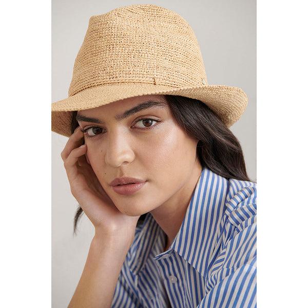 Helen Kaminski Sam Hat Fedora Natural