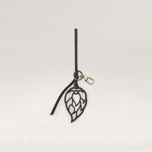 helen kaminski Seed Logo Leather Charm Black