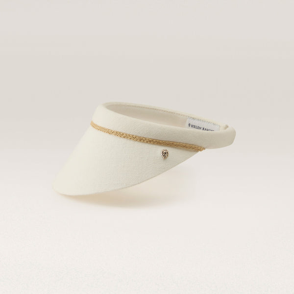Helen Kaminski Sisira Hat Visor Ecru