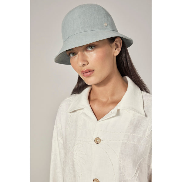 Helen Kaminski Skye Hat Cloche Seaglass