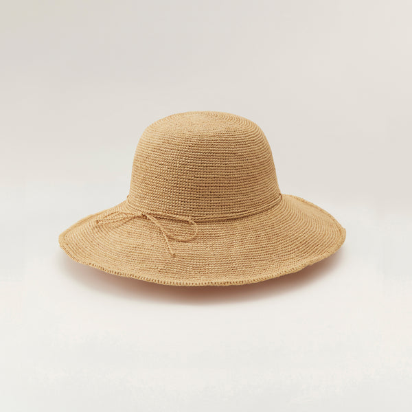Helen Kaminski Tahani Hat Wide Brim Natural