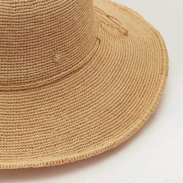 Helen Kaminski Tahani Hat Wide Brim Natural