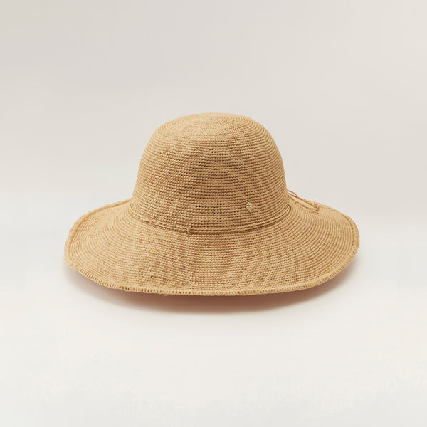 helen kaminski Tahani Hat Wide Brim Natural