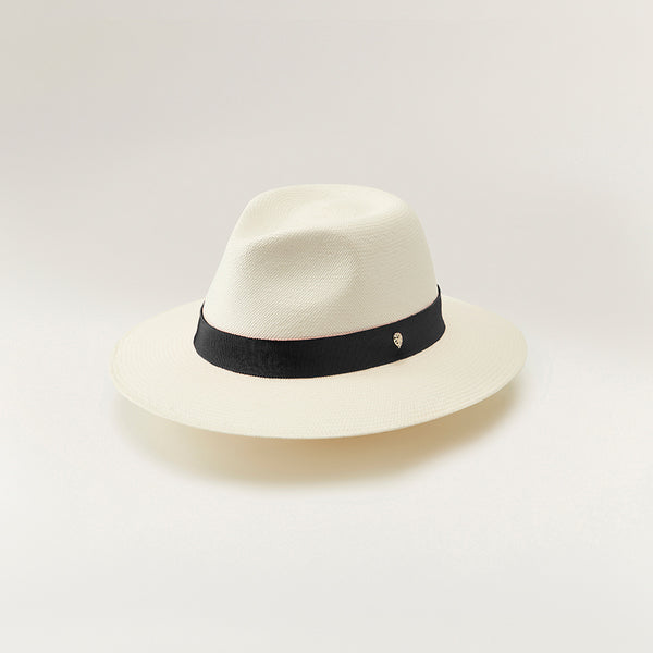 helen kaminski Vitoria Hat Fedora Chalk/Midnight