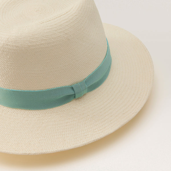 Helen Kaminski Vitoria Hat Fedora Chalk/ Seaglass