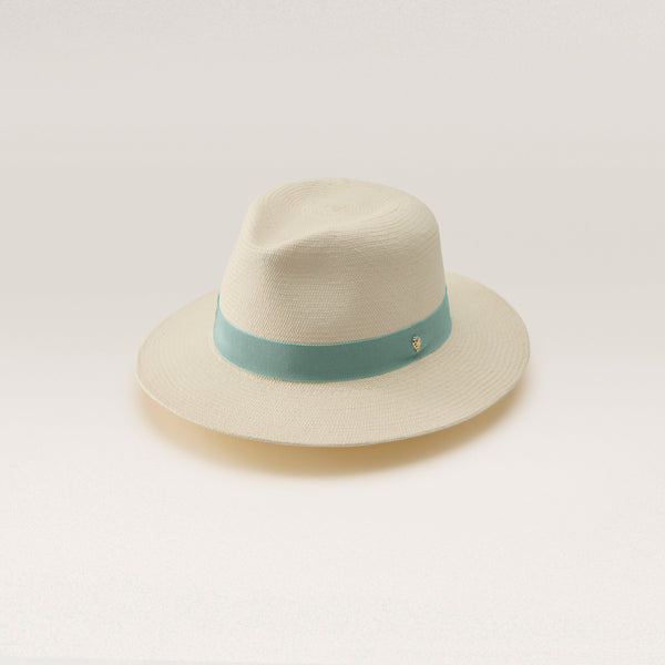 helen kaminski Vitoria Hat Fedora Chalk/ Seaglass