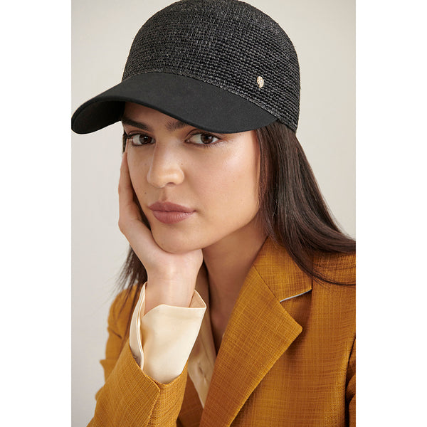 Helen Kaminski Vivette Hat Cap Charcoal/Black