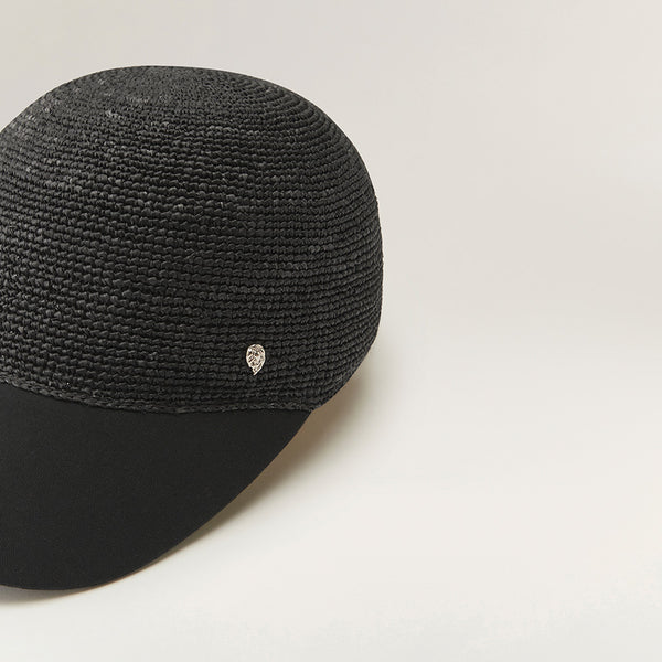 Helen Kaminski Vivette Hat Cap Charcoal/Black