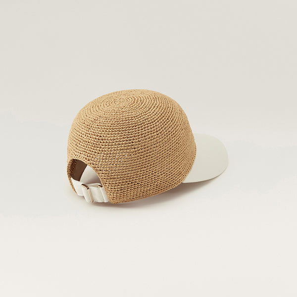 Helen Kaminski Vivette Hat Cap Natural/Off White