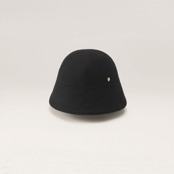 helen kaminski Zahara Wool Cloche Hat Cloche Black