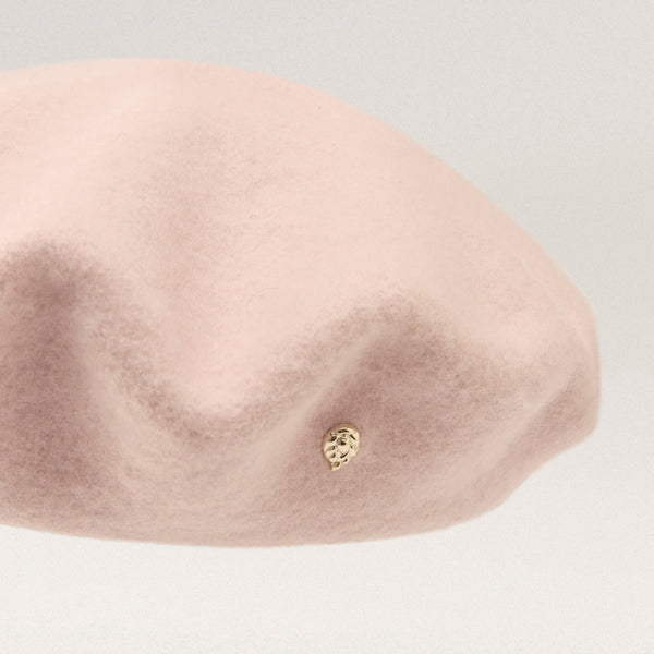 Helen Kaminski Issy Rollable Wool Beret Hat Beret Mauve