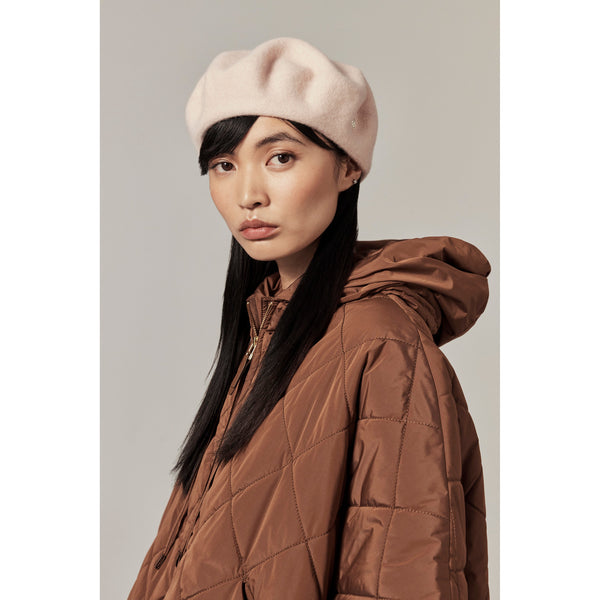 Helen Kaminski Issy Rollable Wool Beret Hat Beret Mist