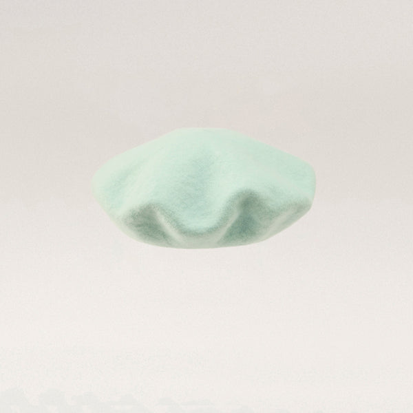 Helen Kaminski Issy Rollable Wool Beret Hat Beret Mist