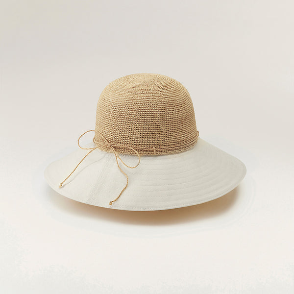 Helen Kaminski Kalola Hat Medium Brim Natural/Off White
