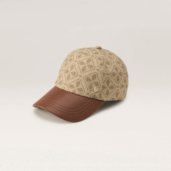 helen kaminski Kennedy Jacquard Cap Hat Cap Jacquard Latte