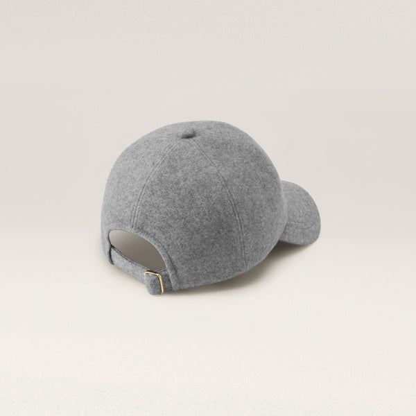 Helen Kaminski Ledger Wool Cap Hat Cap Light Grey Melange