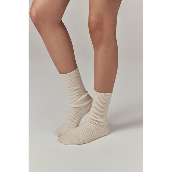 Helen Kaminski Leif Cashmere Socks Knitwear Socks Cream