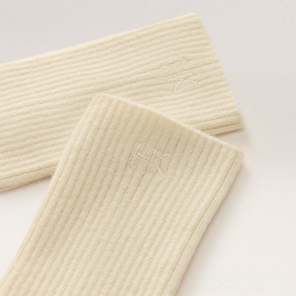 Helen Kaminski Leif Cashmere Socks Knitwear Socks Cream