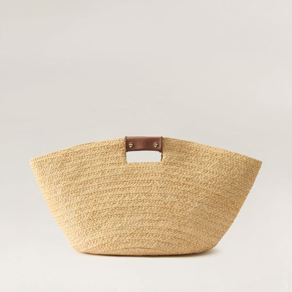 helen kaminski Leonor Foldable Tote Bag Tote Natural/ Cuoio