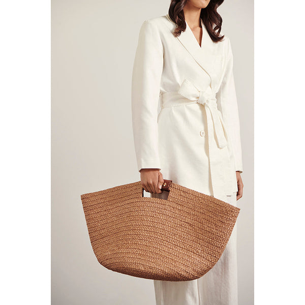 Helen Kaminski Leonor Foldable Tote Bag Tote Nougat/Caramel