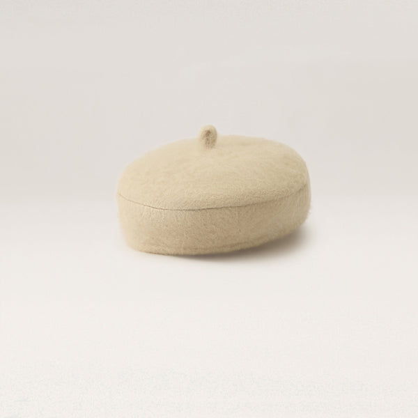 Helen Kaminski Louella Mohair Blend Beret Hat Beret Wheat