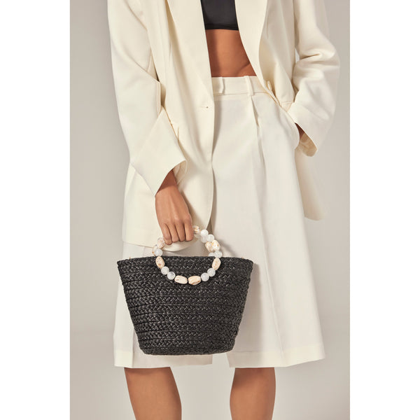 Helen Kaminski Nacre Basket Bag Basket Charcoal/Natural