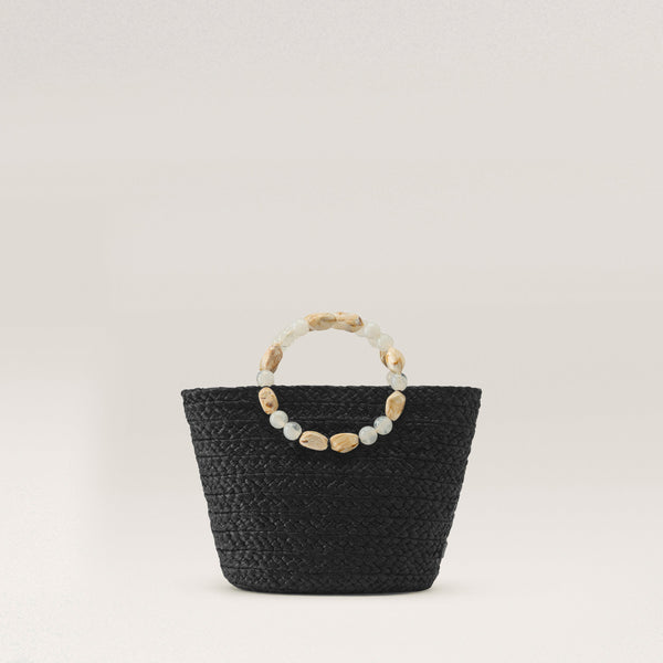 Helen Kaminski Nacre Basket Bag Basket Charcoal/Natural