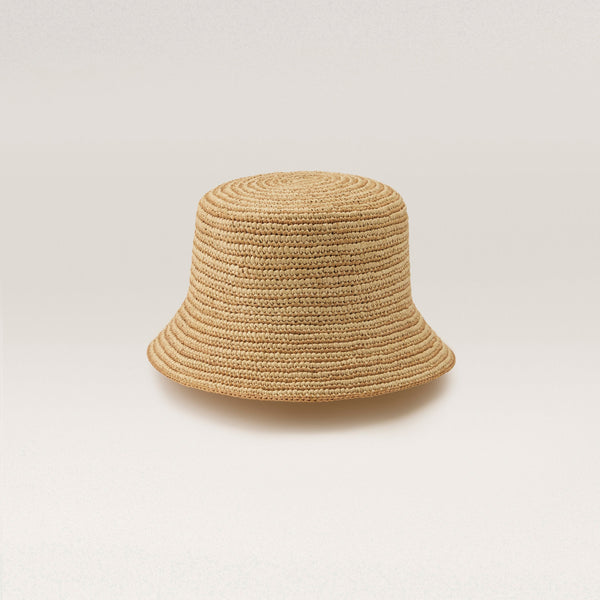Helen Kaminski Nala Hat Bucket Natural/ Golden Harvest