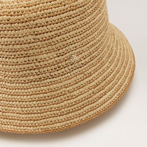 Helen Kaminski Nala Hat Bucket Natural/ Golden Harvest