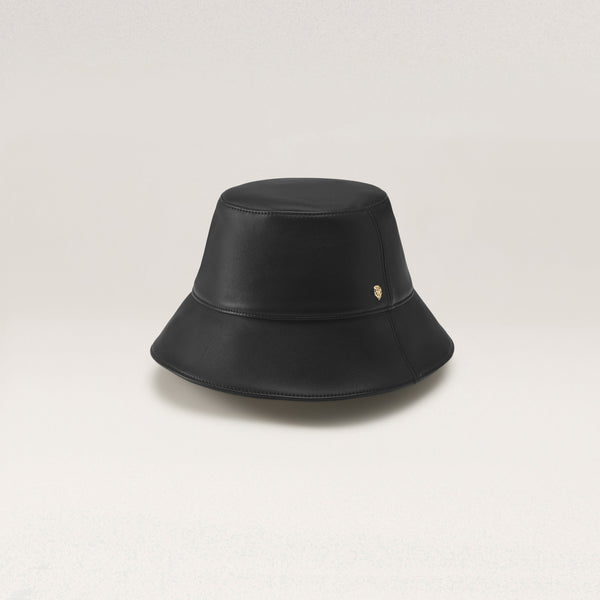helen kaminski Palmer Leather Bucket Hat Bucket Black
