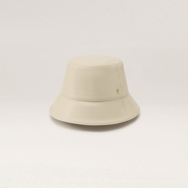helen kaminski Palmer Leather Bucket Hat Bucket Parchment