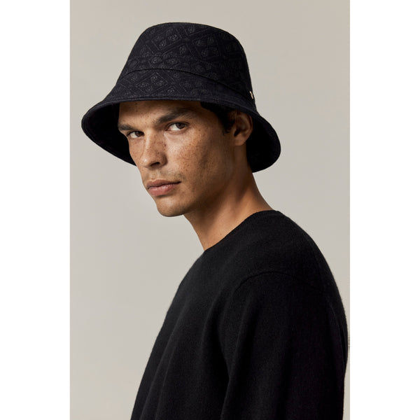 Helen Kaminski Percy Jacquard Bucket Hat Bucket Jacquard Black