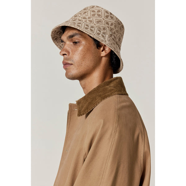 Helen Kaminski Percy Jacquard Bucket Hat Bucket Jacquard Latte