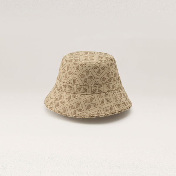 Helen Kaminski Percy Jacquard Bucket Hat Bucket Jacquard Latte