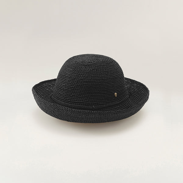helen kaminski Provence 10 Hat Turn Up Brim Charcoal