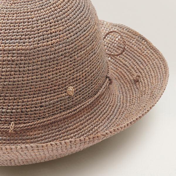 Helen Kaminski Provence 10 Hat Turn Up Brim Eclipse Melange