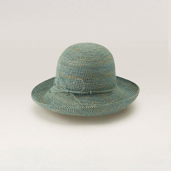 Helen Kaminski Provence 10 Hat Turn Up Brim Seaglass