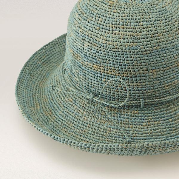 Helen Kaminski Provence 10 Hat Turn Up Brim Seaglass