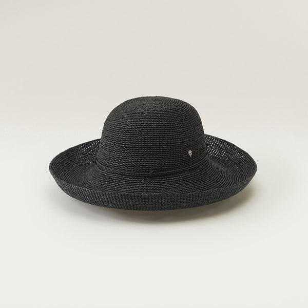 helen kaminski Provence 12 Hat Turn Up Brim Charcoal