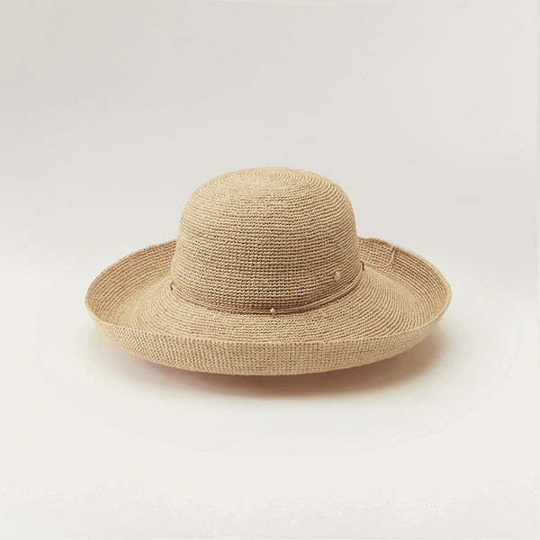 helen kaminski Provence 12 Hat Turn Up Brim Natural