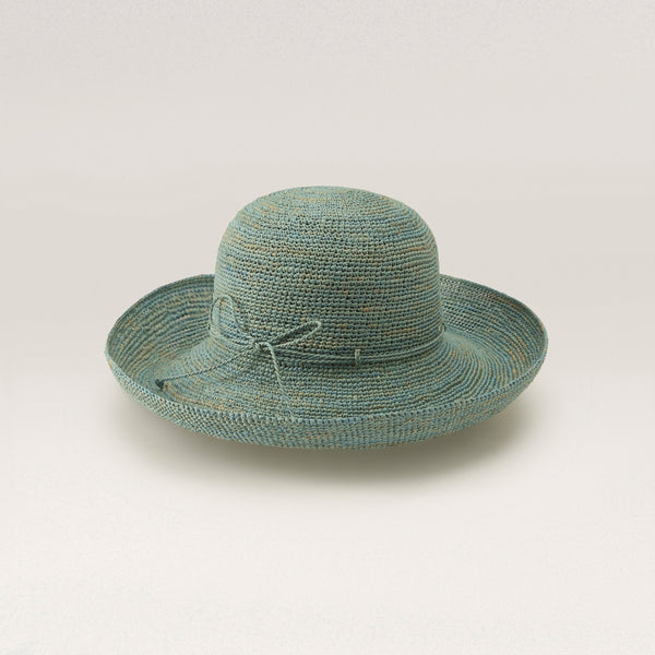 Helen Kaminski Provence 12 Hat Turn Up Brim Seaglass