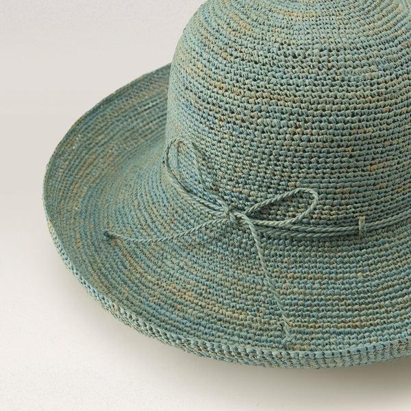 Helen Kaminski Provence 12 Hat Turn Up Brim Seaglass