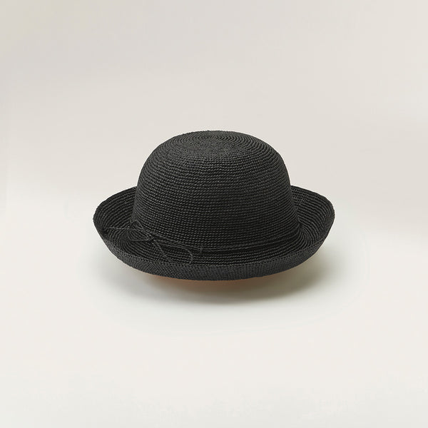 Helen Kaminski Provence 8 Hat Turn Up Brim Charcoal