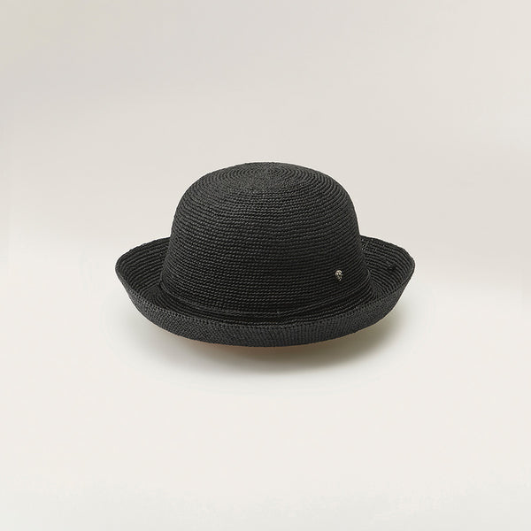 helen kaminski Provence 8 Hat Turn Up Brim Charcoal