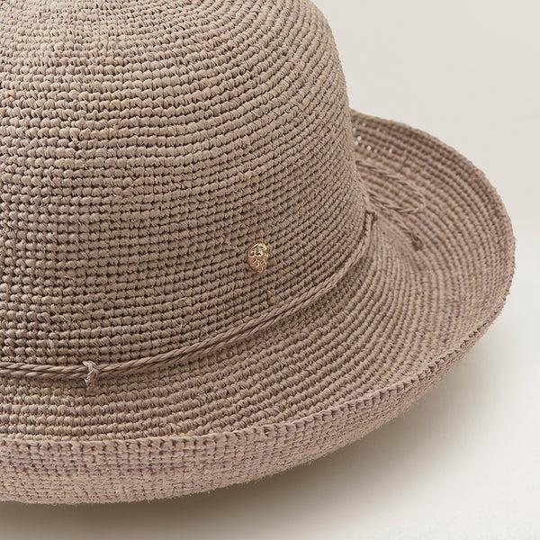Helen Kaminski Provence 8 Hat Turn Up Brim Eclipse Melange