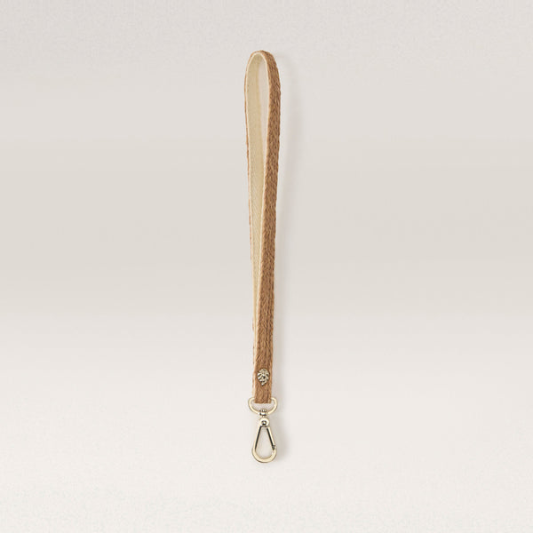 helen kaminski Raffia/Herringbone Hat Clip Nougat/Natural