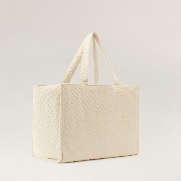 Helen Kaminski Rocamar Terry Tote Bag Tote Parchment